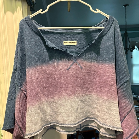 Free People NWOT We the Free After Midnight Washed Tee Size Small - Picture 5 of 5